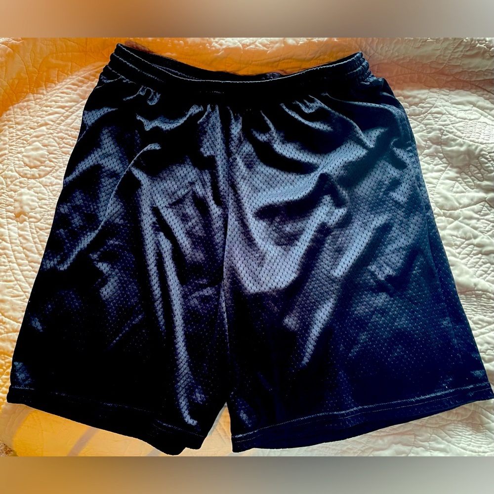 3/$15 Hanes Sport Navy Blue Athletic Basketball Shorts Unisex Size M